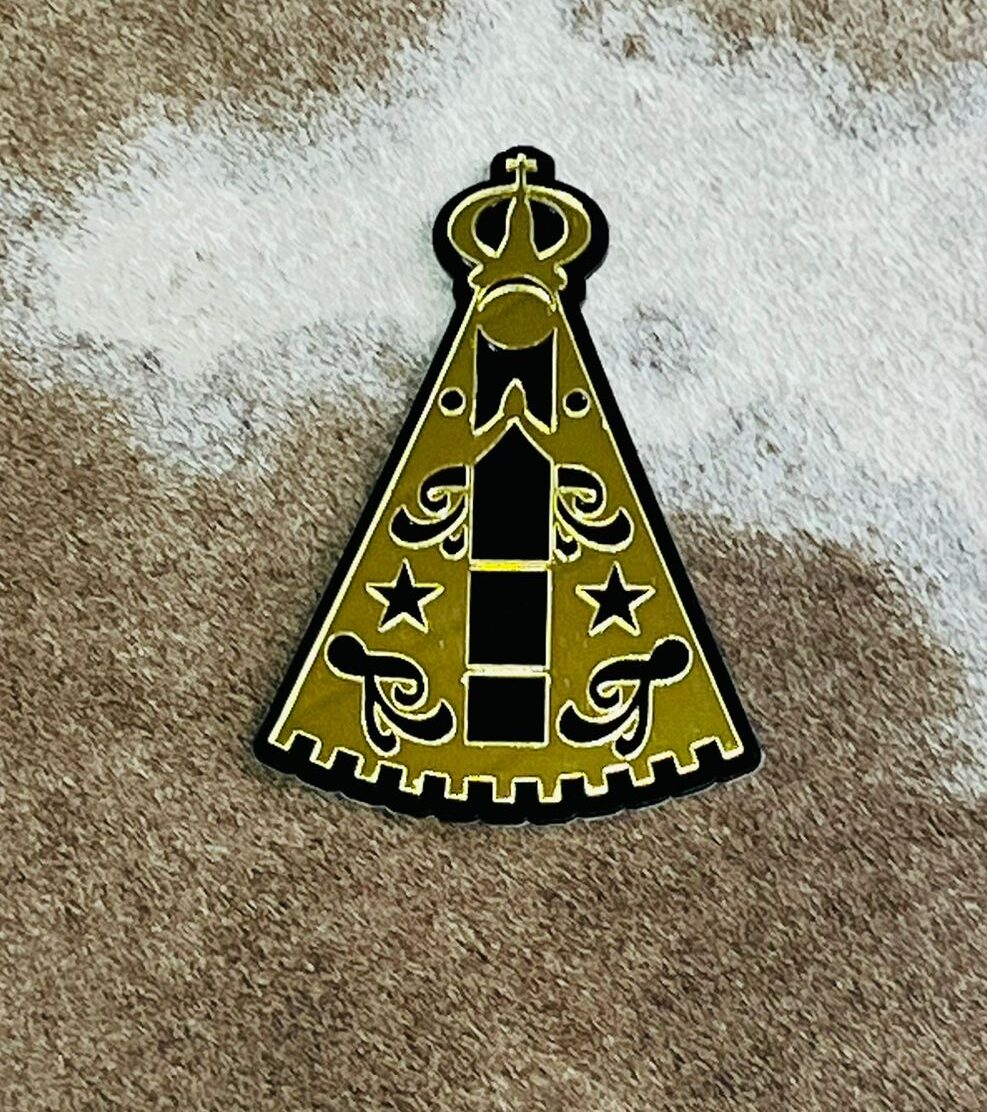 Nossa Senhora Dourada Espelhada  - Cod.187