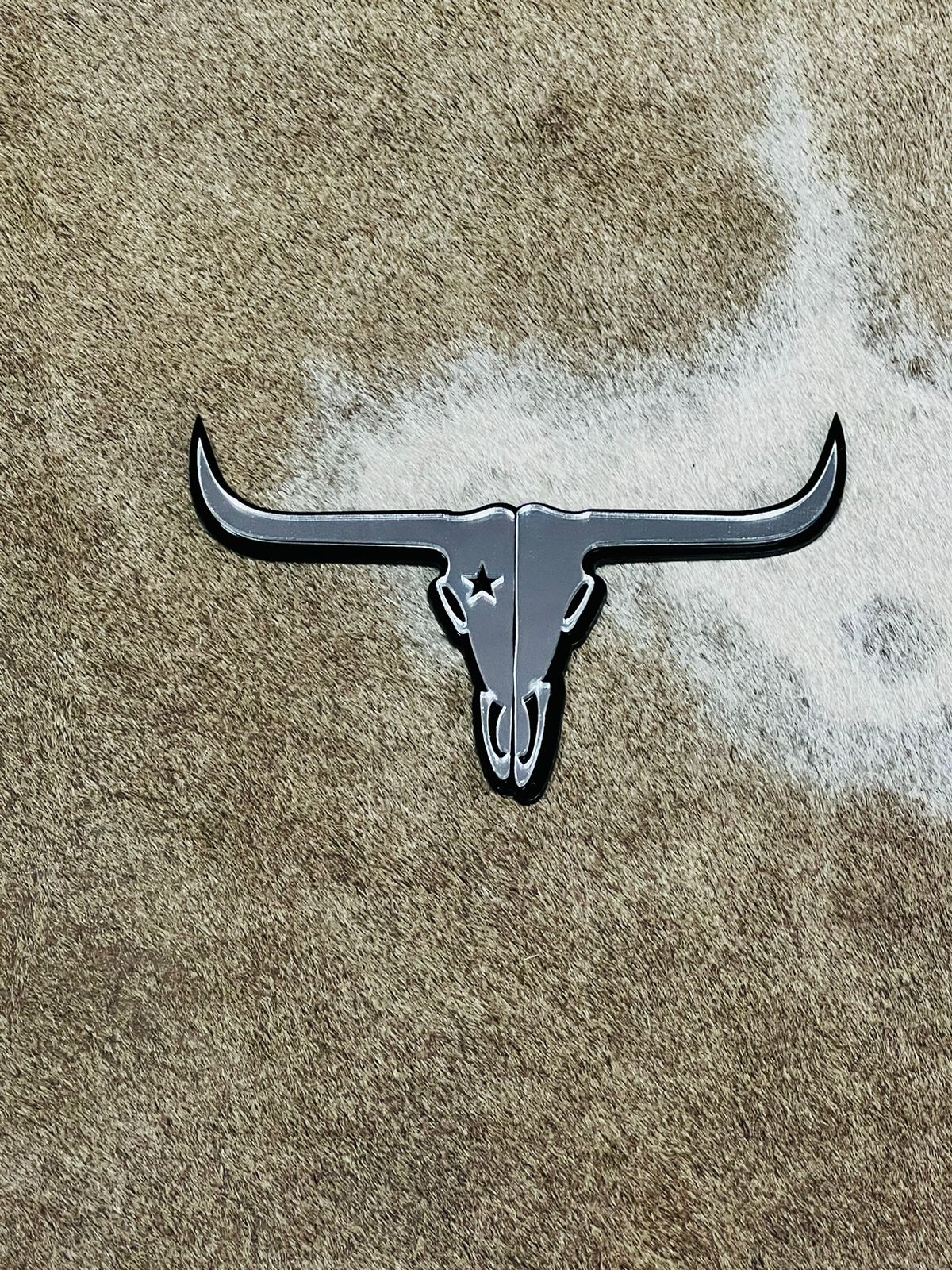 Longhorn Preto Prata - Cód. 118
