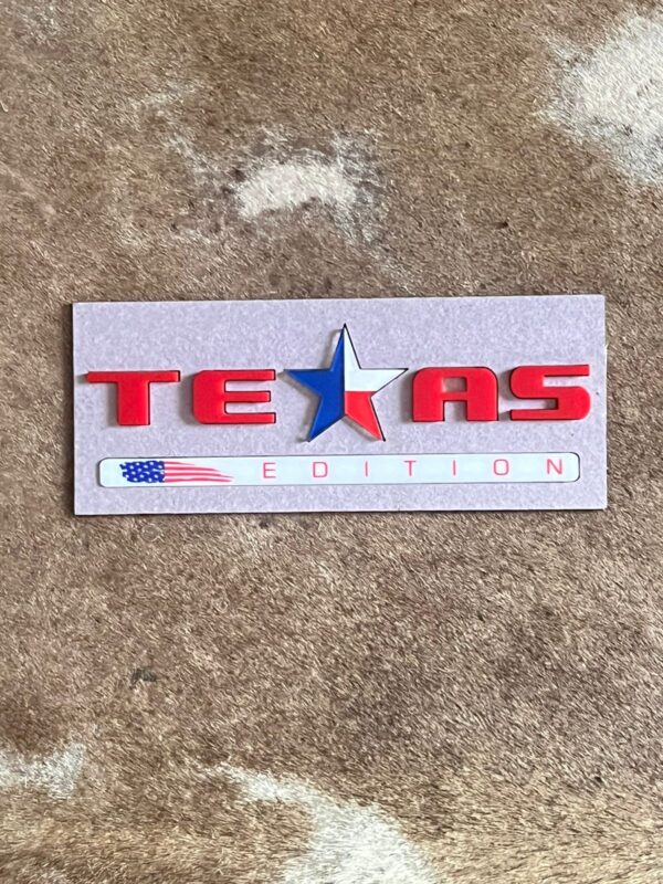 Texas Edition Letras Soltas - Cód. 273 Vermelho e branco