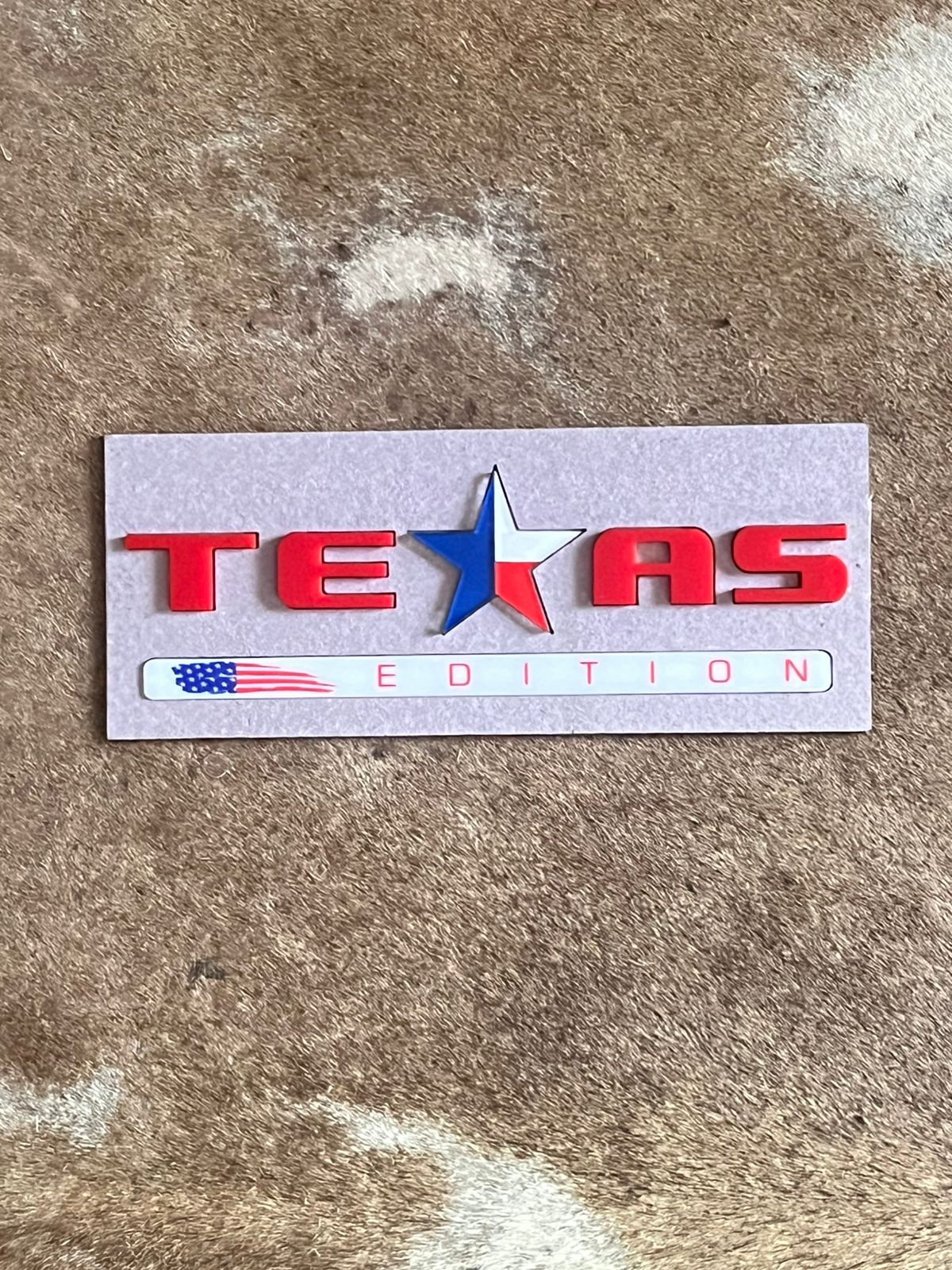 Texas Edition Letras Soltas - Cód. 273 Vermelho e branco