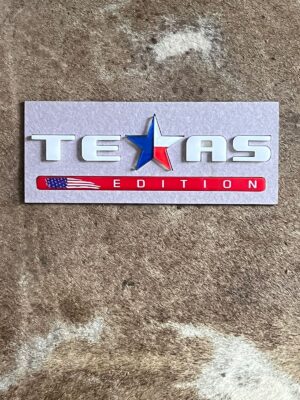 Texas Edition Letras Soltas - Cód. 271 Branco com vermelho