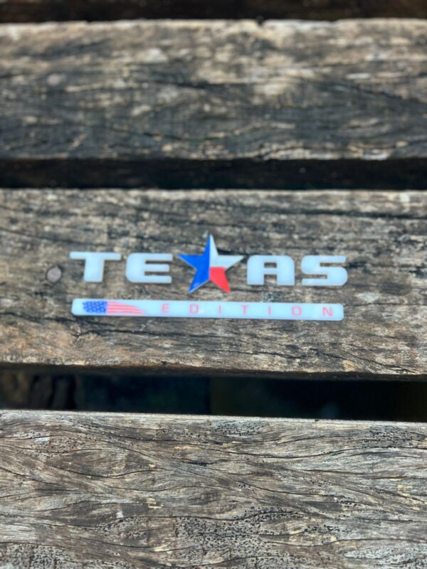 Texas Edition Letras Soltas - Cód. 271 Branco com vermelho - Imagem 3